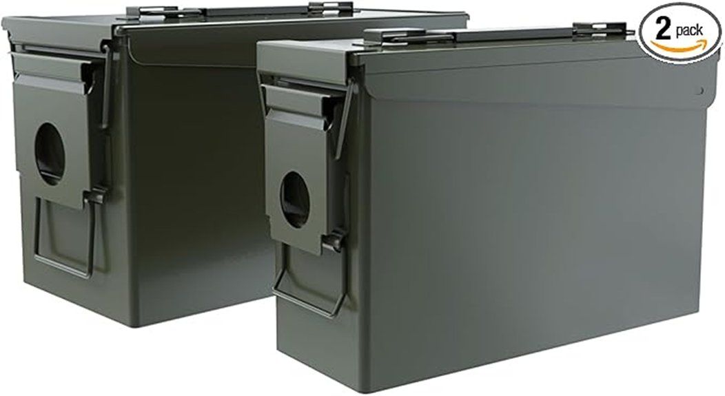 waterproof metal ammo can